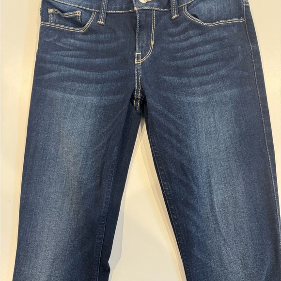 2/$20 Women's Guess Power Skinny Dark Blue Jeans - Picture 2 of 8